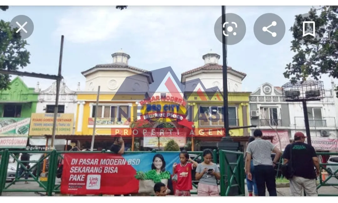 Kompleks Pasar Modern BSD 2 lantai