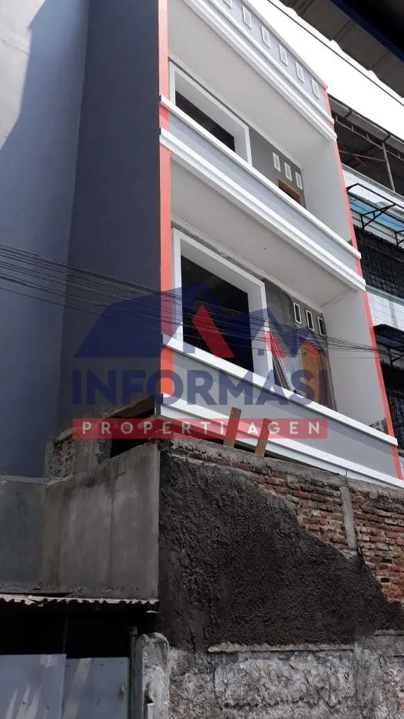 Ruko baru minimalis 4 lantai 4 km lantai Granit siap huni