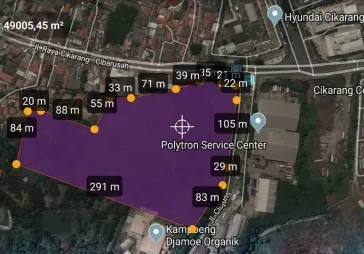 Tanah kavling kawasan industri cikarang