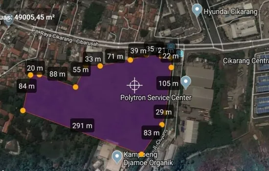 Tanah kavling kawasan industri cikarang