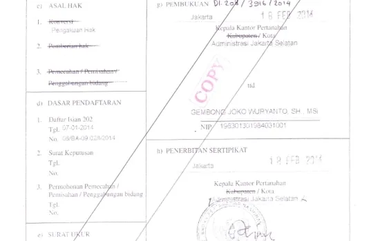 Kavling zona ungu jln Bangka jaksel