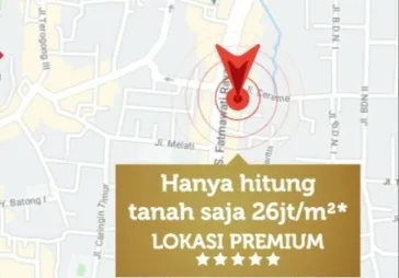 Jual showroom hitung tanah saja