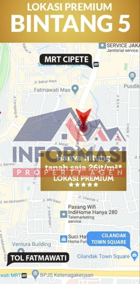 Jual showroom hitung tanah saja