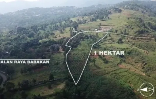 Tanah asri 1ha Babakan Madang,Sentul Bogor