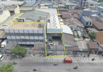 Industrial Land and building for sale :