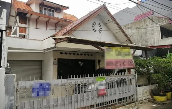 rumah tua hitung tanah jl gelong baru selatan lt 150m2