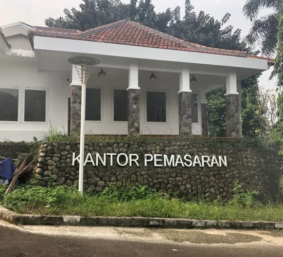 Tanah dan bangunan ex pemasaran Andara village