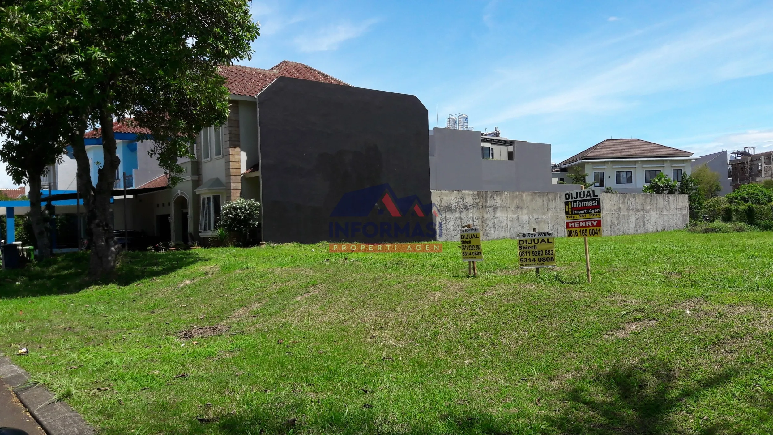 Tanah lokasi jalan raya.Luas 602m2.Strategis