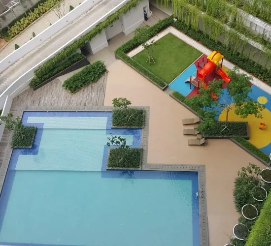 Unit 2 bdrms apt. bintaro plaza residence, 54 m2, FF