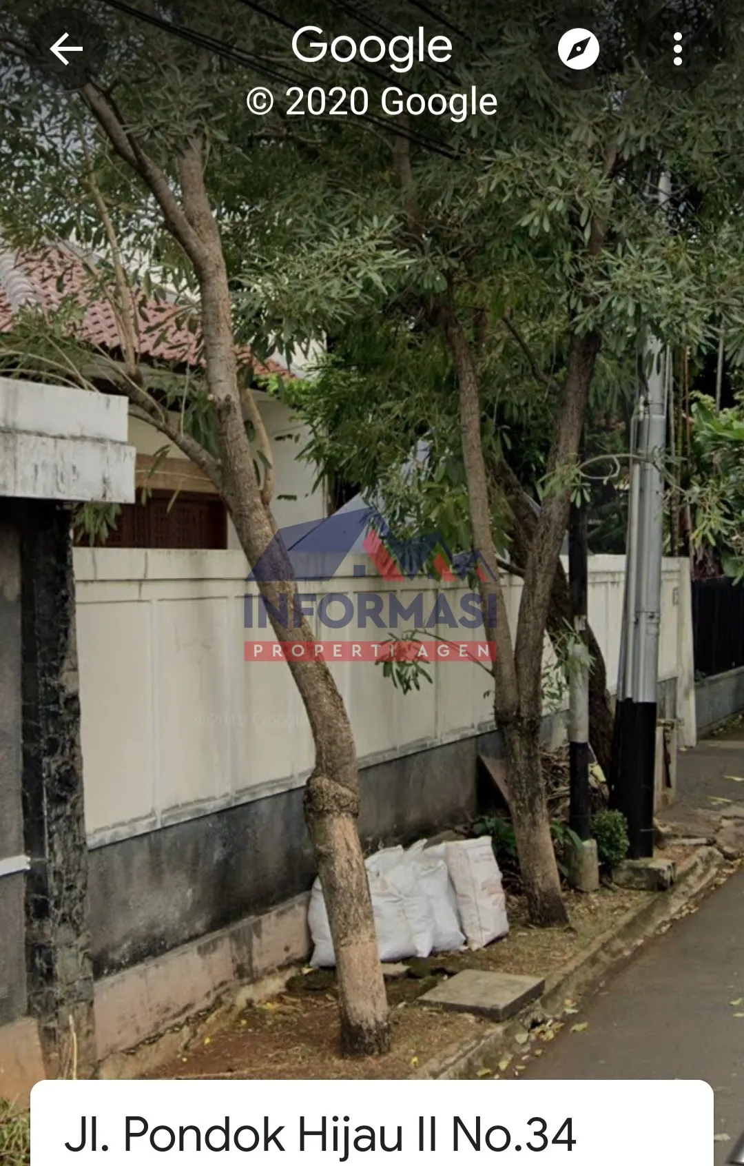 Rumah tua hitung tanah.Lokasi tenang dan strategis