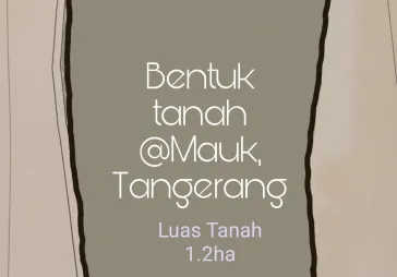 Tanah 1.2 Ha @ Raya Mauk. Daerah sangat berkembang.