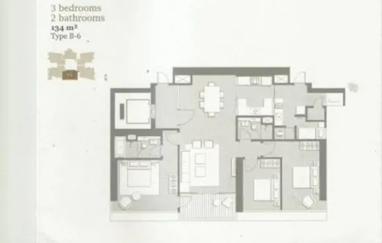 Apartemen St. Moritz Tower Ambasador Lantai 25-28