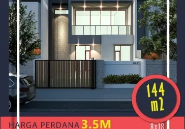 Minimalis Brand New Citra Garden 6 8x18 Minimalis 3KT