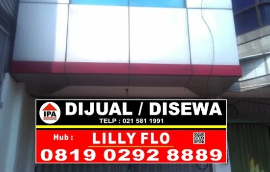 Disewakan Ruko Petogongan 2 Kebayoran Baru Jaksel