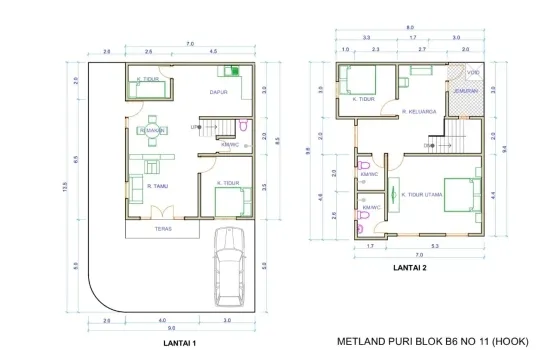 Rumah baru minimalis 2 lantai  4 KT  3 km siap huni