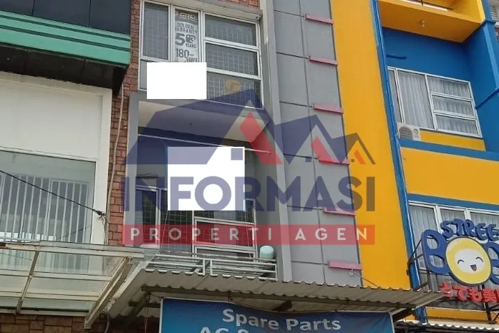 Ruko gandeng 2 unit lokasi bagus strategis jalan raya