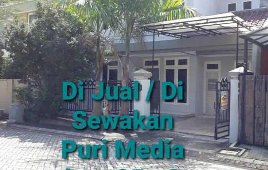 Rumah second Puri Media hadap selatan