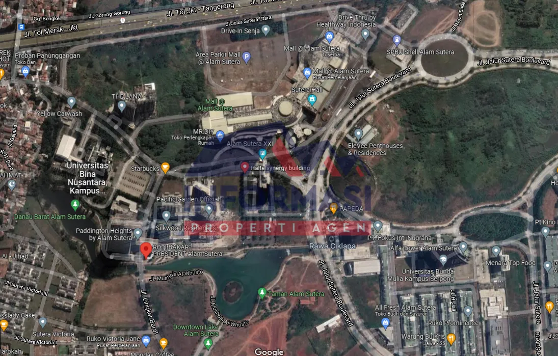 Dijual Tanah Komersial daerah Alam Sutera