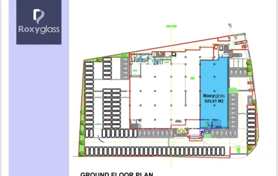 Gedung roxy glass building puri indah disewakan