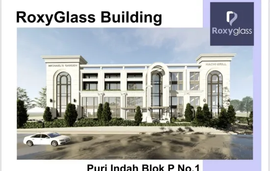 Gedung roxy glass building puri indah disewakan