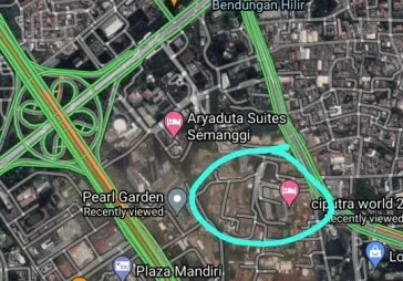 Rumah tua hitung tanah di segitiga emas Jakarta Selatan