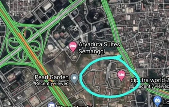 Rumah tua hitung tanah di segitiga emas Jakarta Selatan