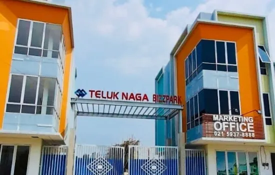 gudang teluk naga bizpark tanggerang lt 354m2