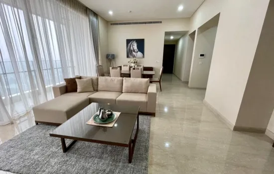 Apartemen 2 BR , full Furnished , lokasi strategis