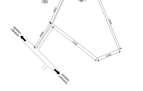 TANAH DI JALAN RAYA CILEUNGSI KABUPATEN BOGOR