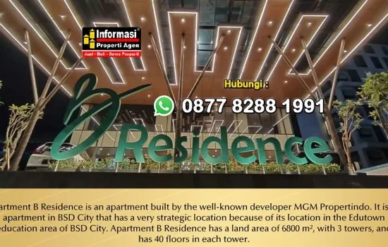 PROJECT: APARTMENT B RESIDENCE @ BSD City