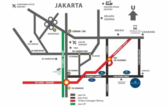 Rumah baru siap huni, Citra Indah City, Cileungsi
