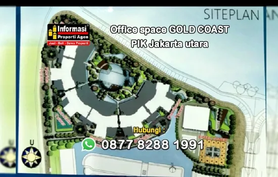 Office space GOLD COAST PIK Jakarta utara