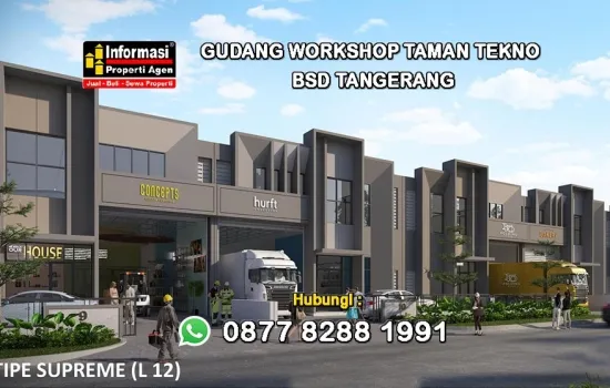 PROJECT : Gudang workshop Taman Tekno BSD, Serpong