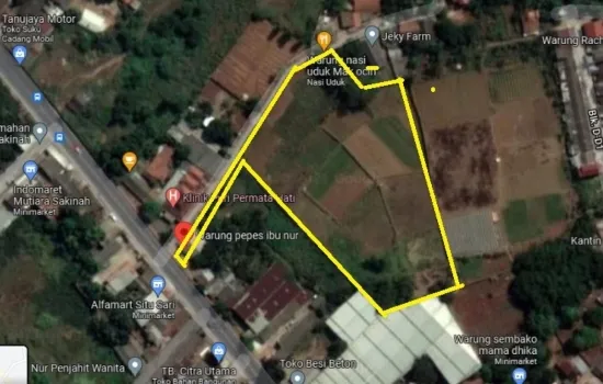 TANAH DI JALAN RAYA CILEUNGSI KABUPATEN BOGOR