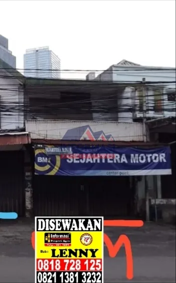 Disewakan Ruko 2 Lt di bendungan hilir raya