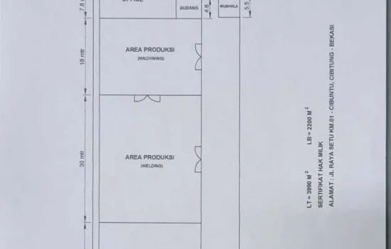 Gudang strategis cibitung