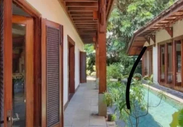 Rumah klasik Menteng, Jakpus. LT 1225m2