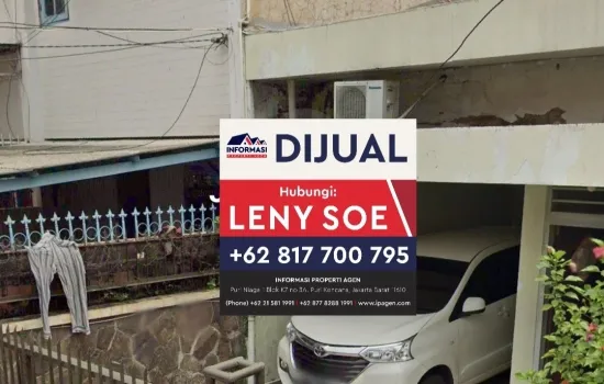 Rumah bangunan tua 1 lantai di Jakarta Pusat