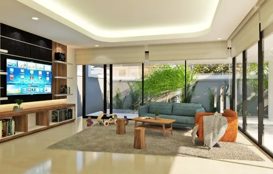 Rumah brand new 3 lt di Taman Kedoya Baru, hoek