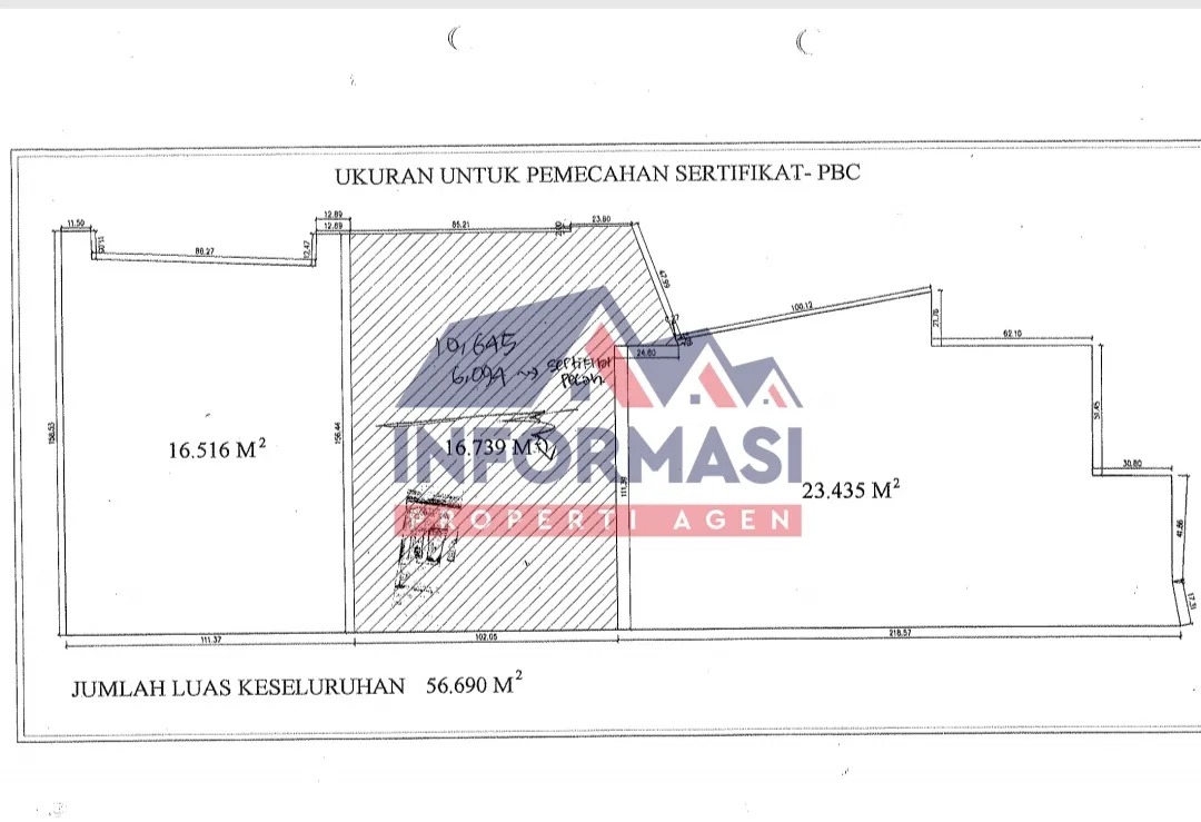 Jual tanah komersil cikarang lt.56.000