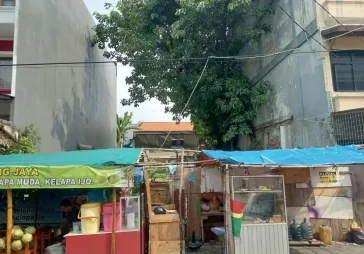 kav Kebon jeruk XV kota lt 642m2 bentuk L