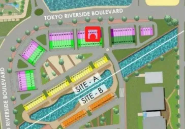 Ruko Boulevard PIK2 La Riviera, 3 lantai, 4,5 x 15,strategis