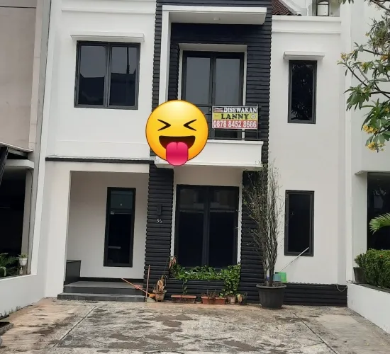 Rumah 2 lt Permata Mediterania furnish