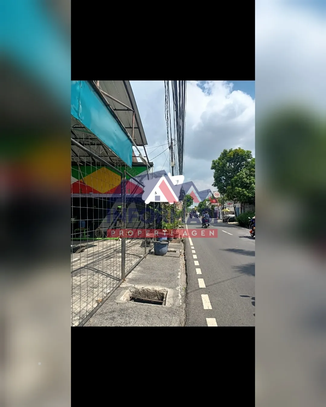 Dijual tanah bangunan bengkel lt 286 m2 kemanggisan raya