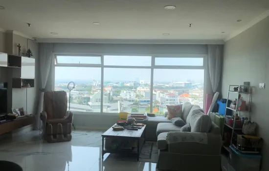 apartemen pantai mutiara view laut n city 2 bedroom