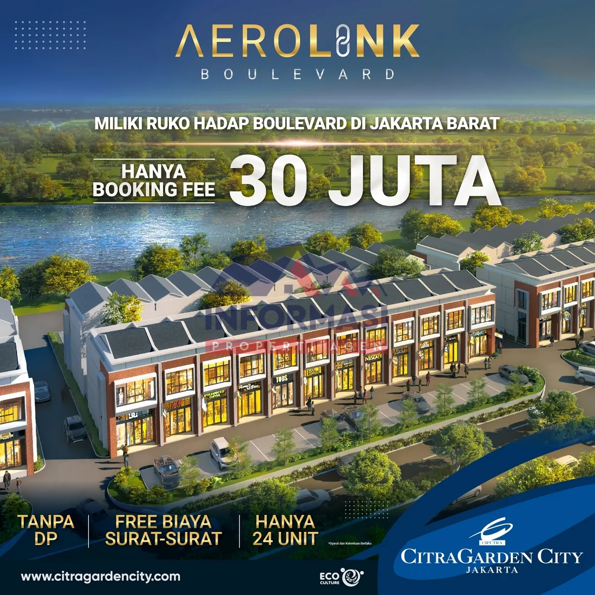 PROJECT : RUKO AEROLINK BOULEVARD CITRA GARDEN CITY, JAKARTA
