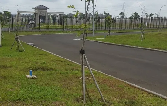 Kavling tanah Hoek Suvarna Jati cluster Alam