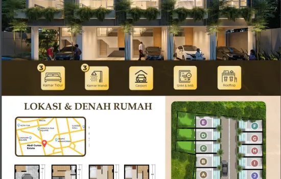 brand new 10 town house gunung sahari