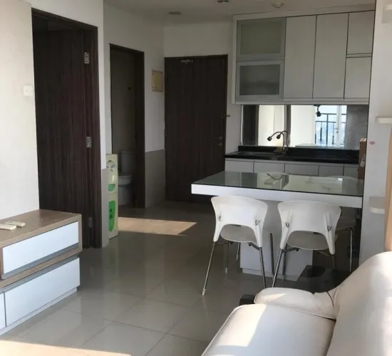 apt sunter icon ukuran 2 BR lantai 17 corner