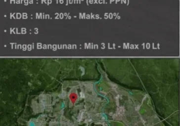 Kavling commercial mozia Bsd city  Tangerang